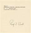 (BUCK, PEARL S.; translator.) Shui Hu Chuan. All Men are Brothers.